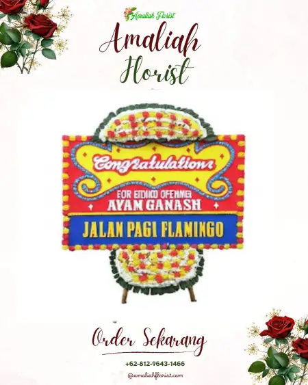 Sewa Papan Bunga Teratak