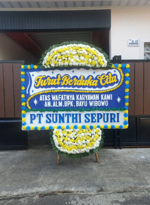 Papan Bunga Duka di Teratak