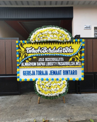 Papan Bunga Duka di Teratak